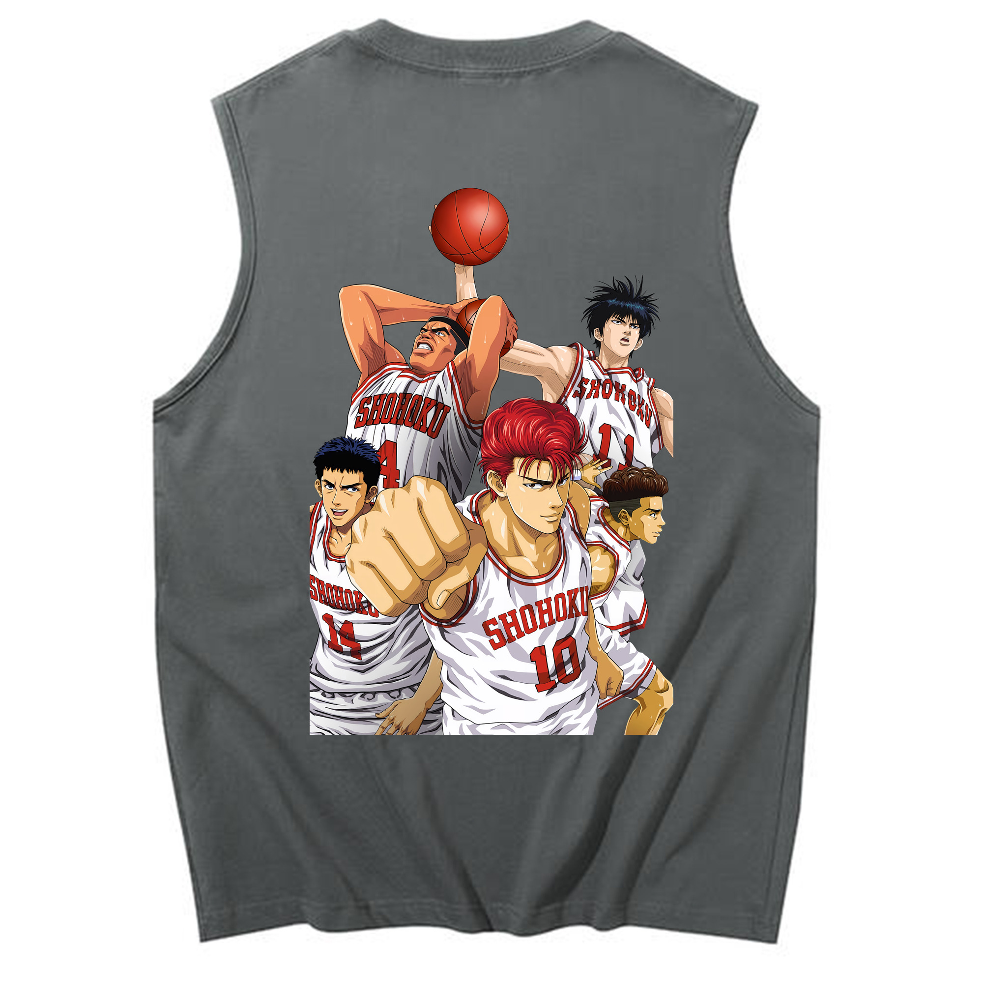 （画像用） SLAM DUNK／スラムダンク コットン100％タンクトップ（背面プリント）